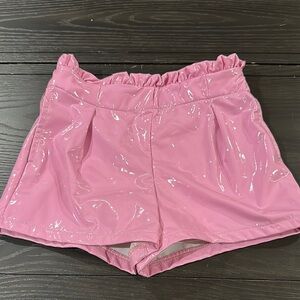 Truly Me High Waist Pink Shorts with Fun Pattern
